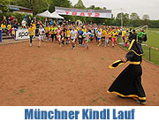 7. Münchner Kindl Lauf am 03.05.2014 bietet Laufstrecken von 400 m bis 10 km im Ostpark,  Bezirkssportanlage, Heinrich-Wieland-Str. 100 (©Foto: Martin Schmitz)